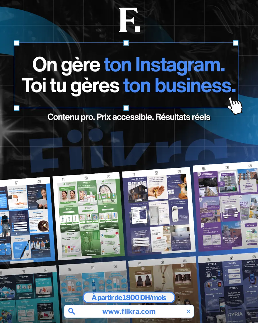 Service social media marketing par Fiikra Agency
